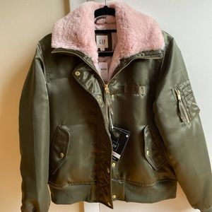 GAP Coldcontrol Primaloft aviator bomber jacket.